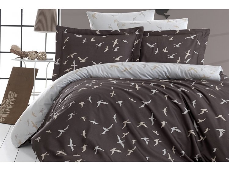 Постельное белье First Choice. Satin Liberta Kahve