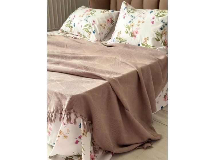 Постельное белье Saheser. Eco Cotton Mona vizon с легким пике