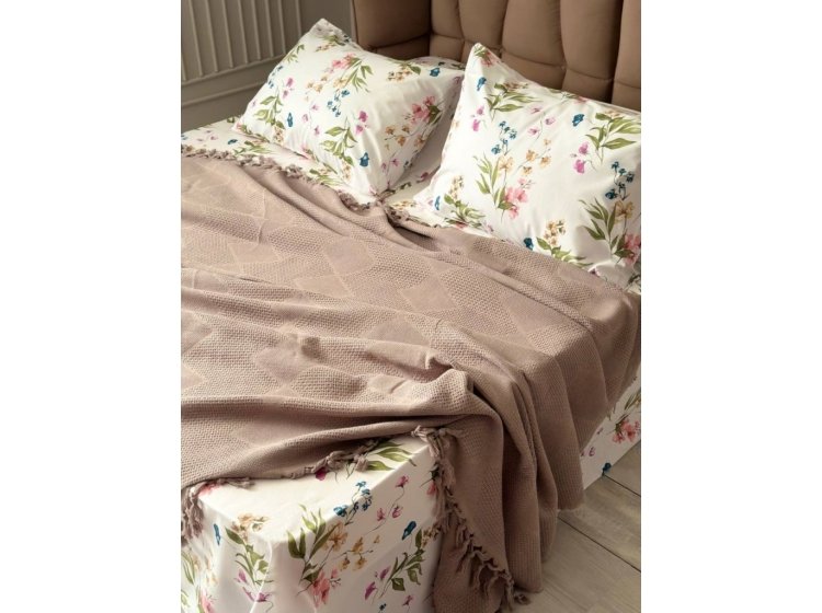 Постельное белье Saheser. Eco Cotton Mona vizon с легким пике