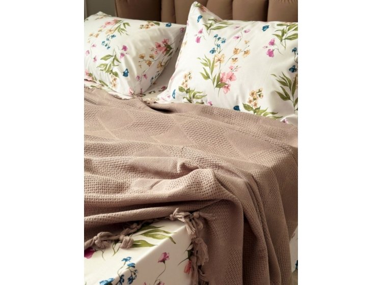 Постельное белье Saheser. Eco Cotton Mona vizon с легким пике