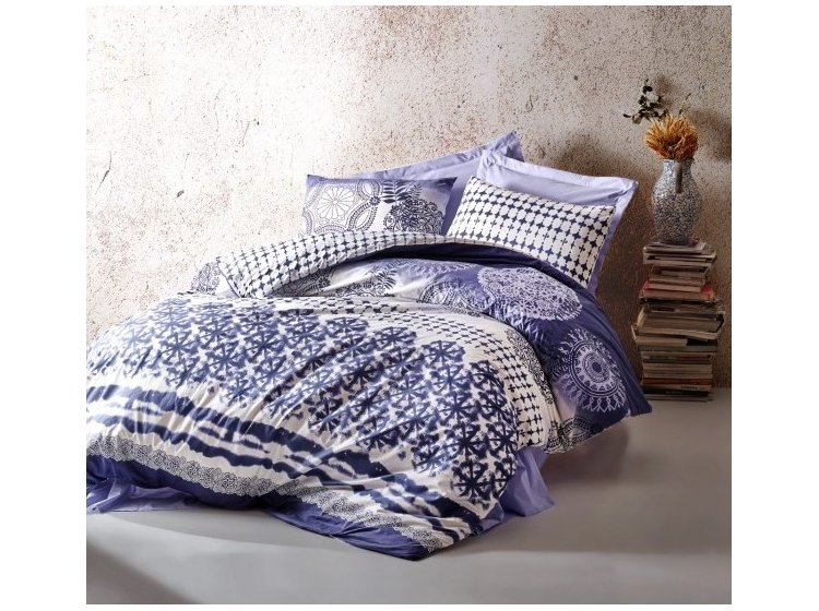 Постельное белье Cotton box. Ранфорс Lucca Mavi