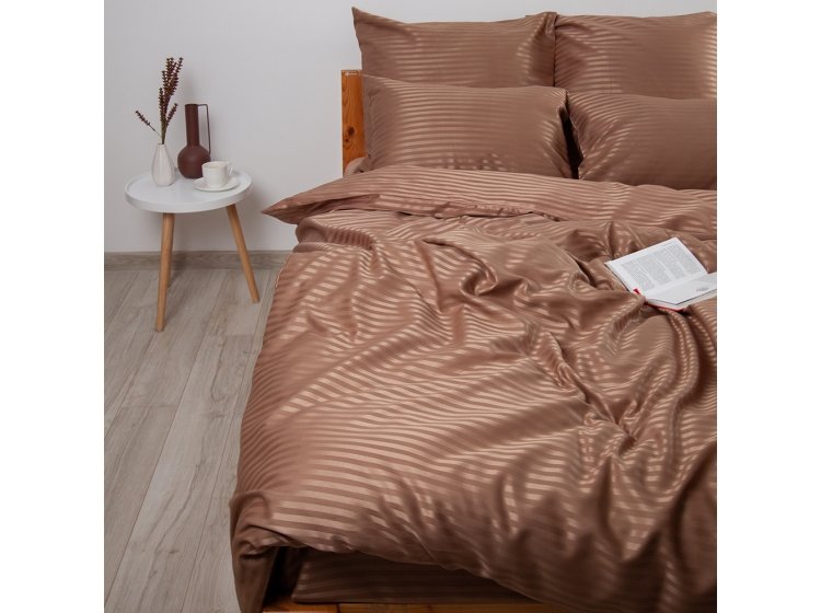 Постельное белье ТЕП. Страйп Сатин Macchiato