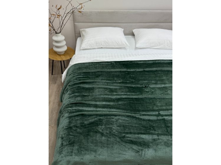 Плед Ecotton. Wellsoft 17-0112 Matte green