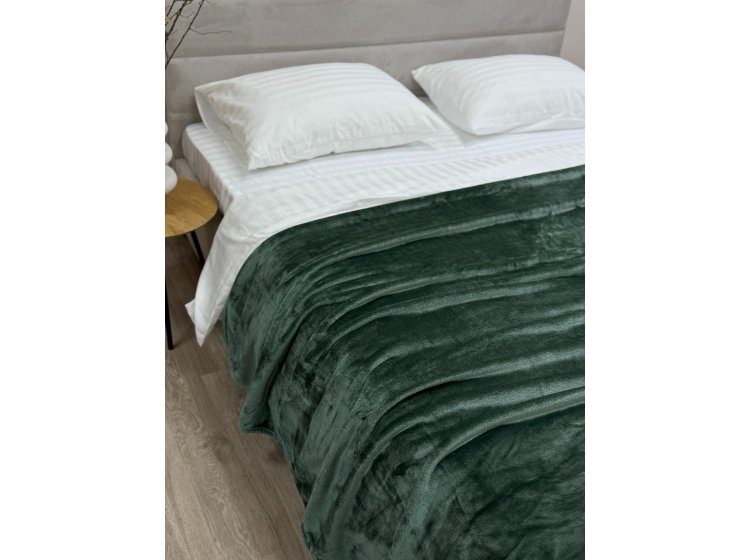 Плед Ecotton. Wellsoft 17-0112 Matte green