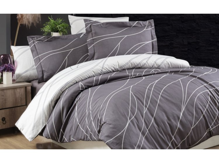 Постельное белье First Choice. Сатин MESİ QUİCK SİLVER