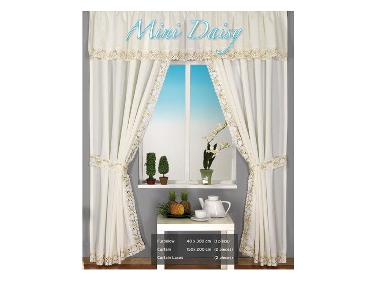 Штора для кухни Kayaoglu. Mini Days, 150х200 см, 2 предмета