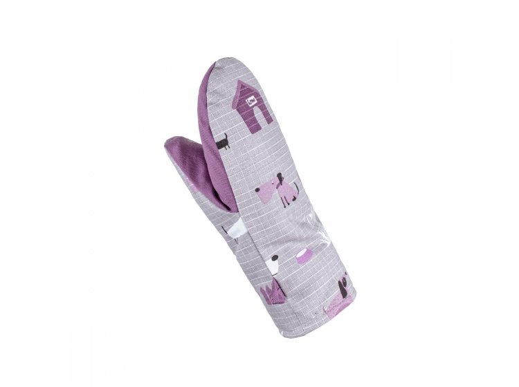 Рукавичка для кухни Home Line. Гав-гав серо-сиреневого цвета