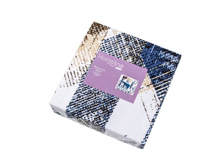 Постельное белье Home Line. Фланель Синя графіка