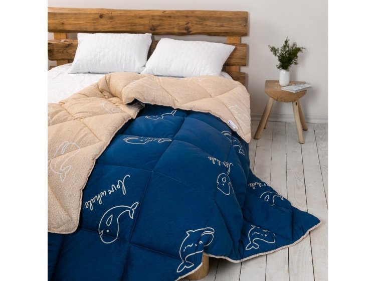 Зимнее одеяло ТЕП. ALASKA 450 Киты