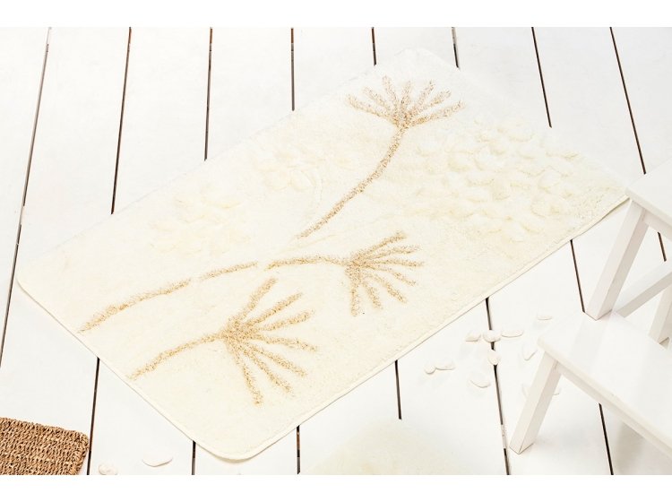 Коврик для ванной Chilai Home. ORKIDE ECRU