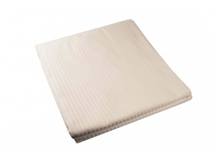 Постельное белье Tac. Premium Basic Stripe Cremе King Size пододеяльник