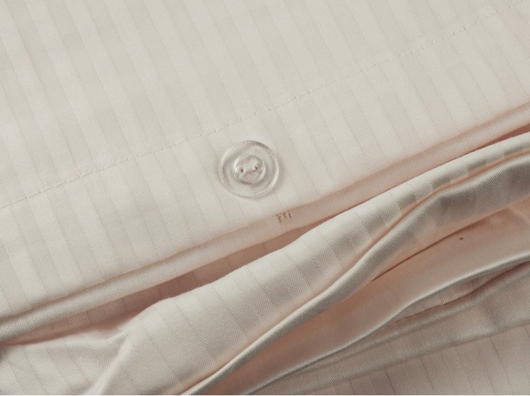 Постельное белье Tac. Premium Basic Stripe кремового цвета пододеяльник