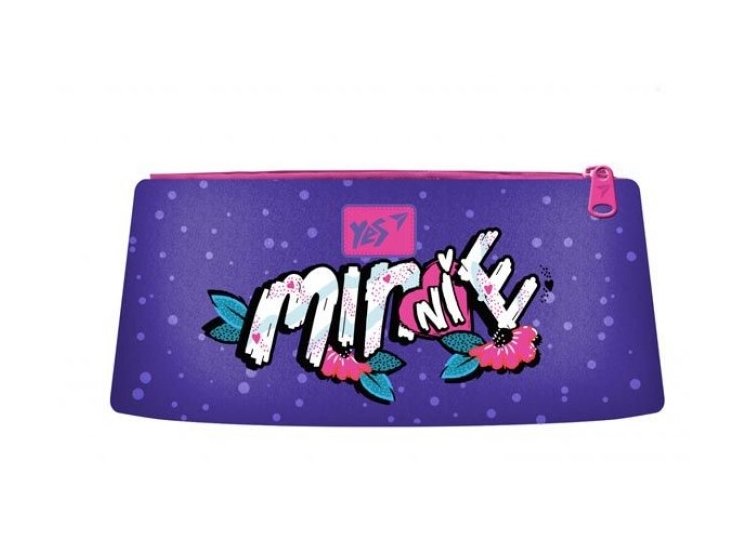 Пенал мягкий YES. TO-01 Minnie Mouse фиолетовый
