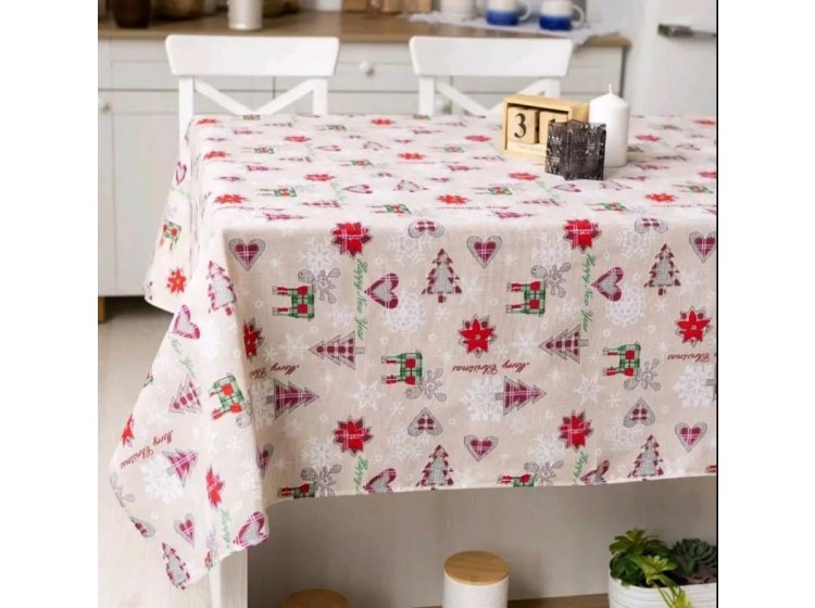 Новогодняя скатерть Deсo. Подарки