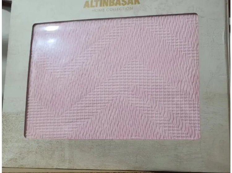 Стеганое покрывало с наволочками Altinbasak. Glimmer Rose