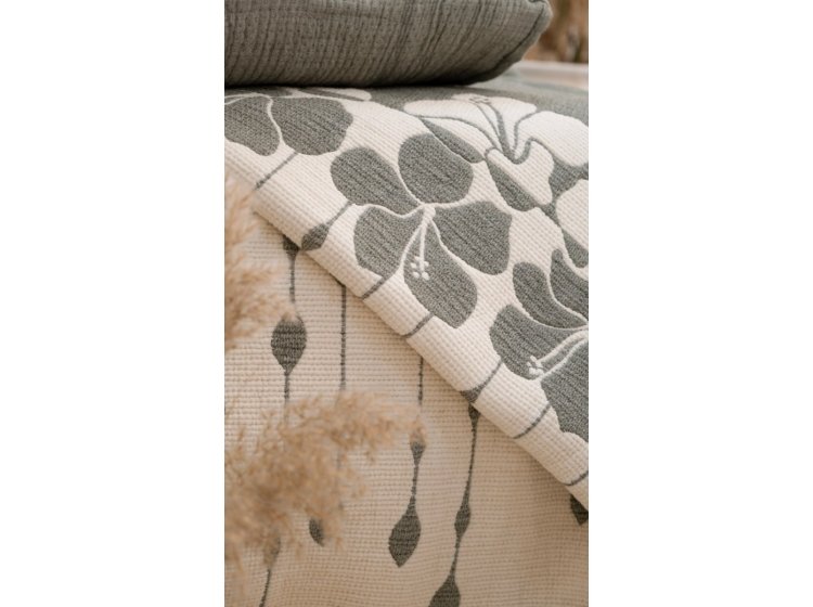 Муслиновое покрывало с наволочками Saheser. Sole Haki