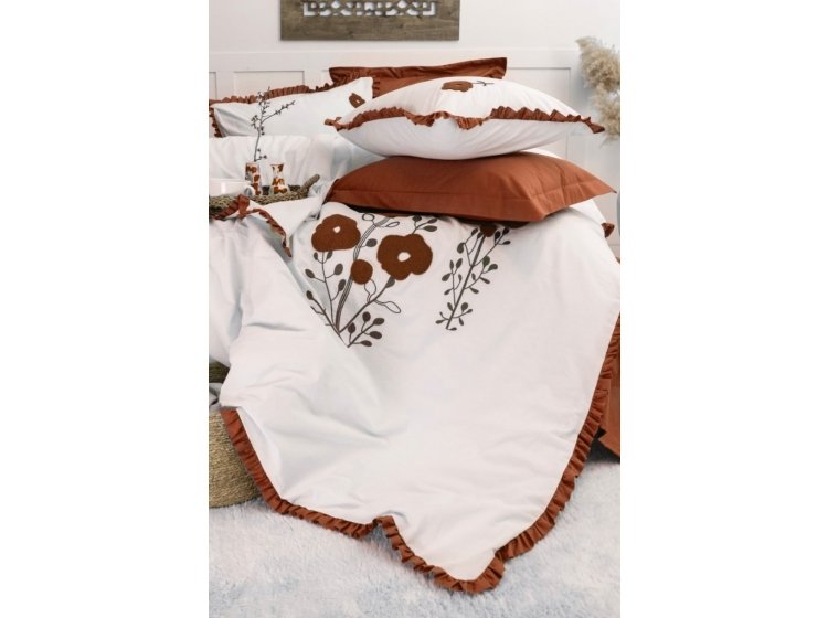 Постельное белье Saheser. Alessa Keremit хлопок с вышивкой