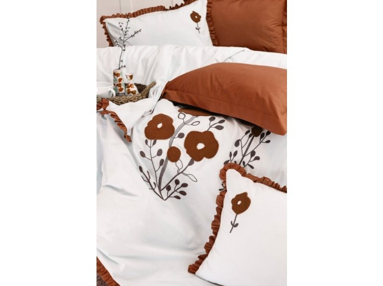 Постельное белье Saheser. Alessa Keremit хлопок с вышивкой
