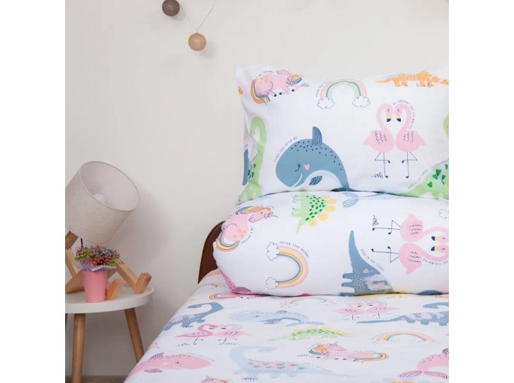 Подростковое постельное белье ТЕП.  Soft Dreams Дино