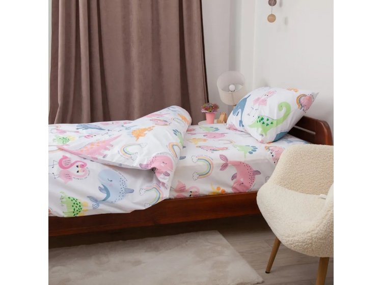 Подростковое постельное белье ТЕП.  Soft Dreams Дино