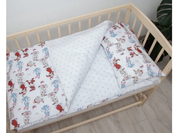 Постельное белье в детскую кроватку ТЕП. Милые зайчики