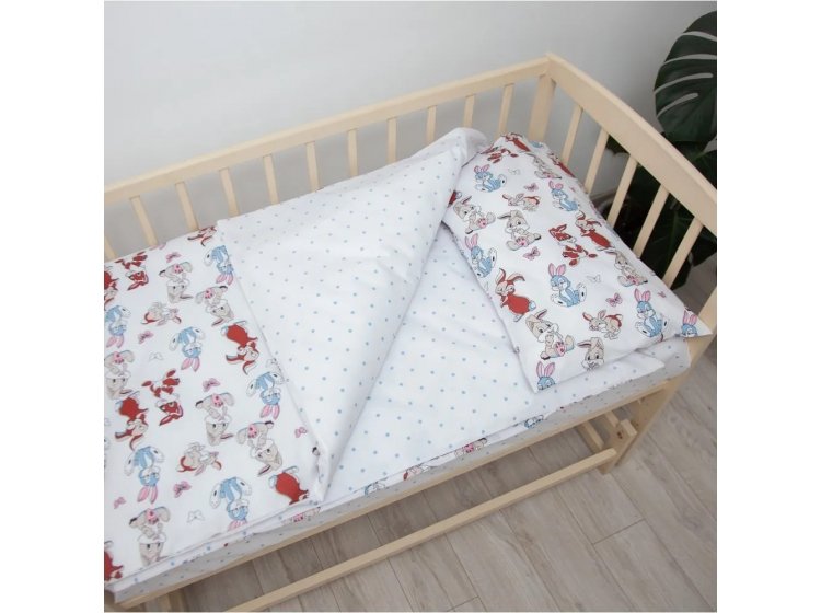 Постельное белье в детскую кроватку ТЕП. Милые зайчики
