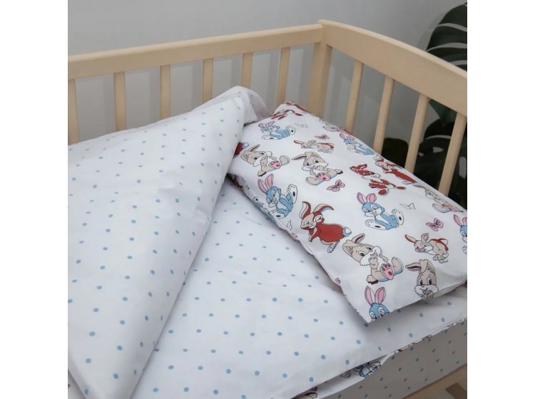 Постельное белье в детскую кроватку ТЕП. Милые зайчики