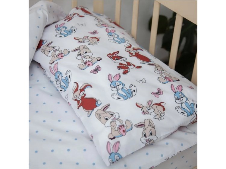 Постельное белье в детскую кроватку ТЕП. Милые зайчики
