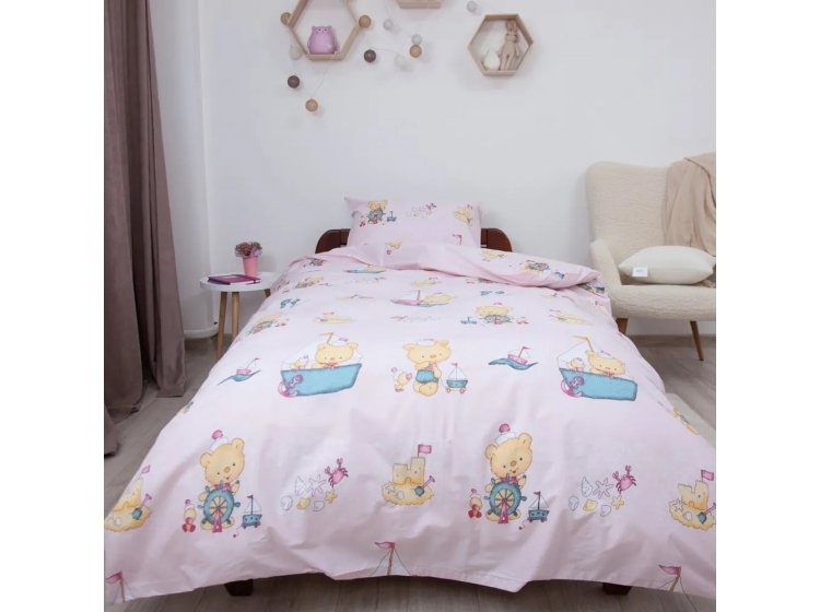 Подростковое постельное белье ТЕП. Soft Dreams Розовый морячок