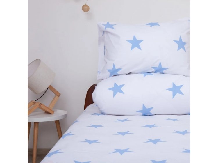 Подростковое постельное белье ТЕП. Soft Dreams Звёзды голубого цвета