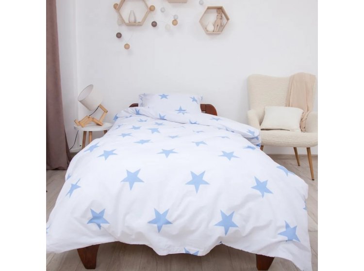 Подростковое постельное белье ТЕП. Soft Dreams Звёзды голубого цвета