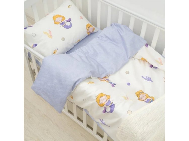 Постельное белье в детскую кроватку Viluta. Сатин 769