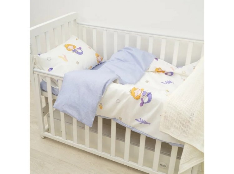 Постельное белье в детскую кроватку Viluta. Сатин 769