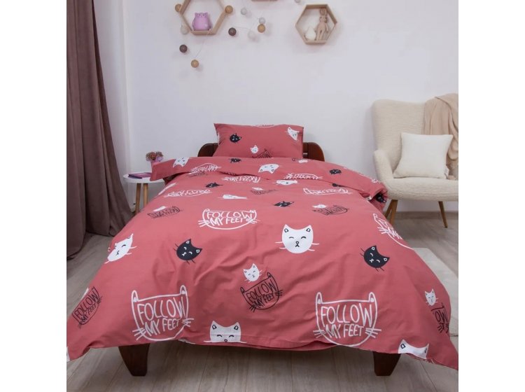 Подростковое постельное белье ТЕП. Soft Dreams Котята коричневого цвета