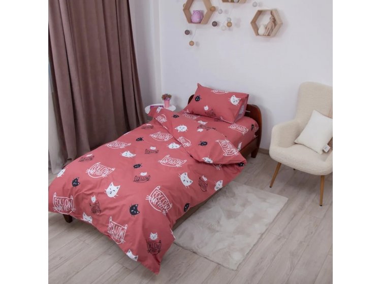 Подростковое постельное белье ТЕП. Soft Dreams Котята коричневого цвета