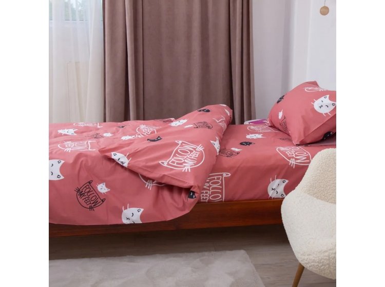 Подростковое постельное белье ТЕП. Soft Dreams Котята коричневого цвета