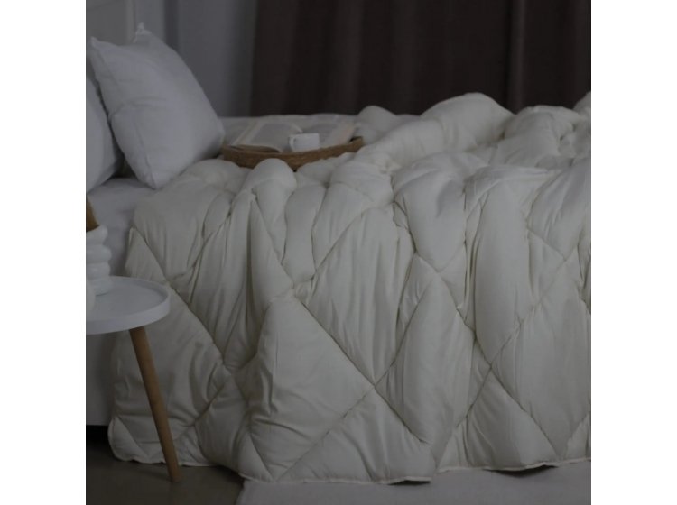 Зимнее одеяло ТЕП. Alaska молочного цвета 450