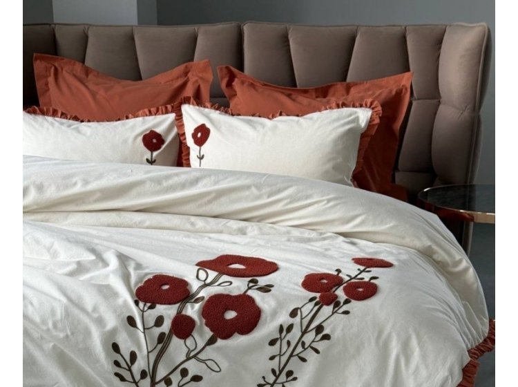 Постельное белье Saheser. Alessa Keremit хлопок с вышивкой