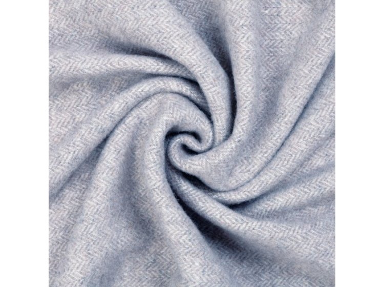 Плед кашемировый Love you. Голубой