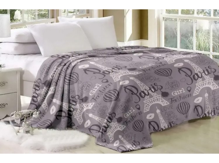 Плед Велсофт Sofia. Эйфелева башня (СПЛ066)