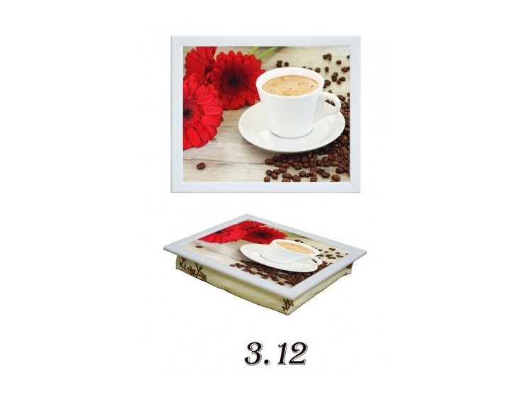 Поднос-столик на подушке. Зима 3.12