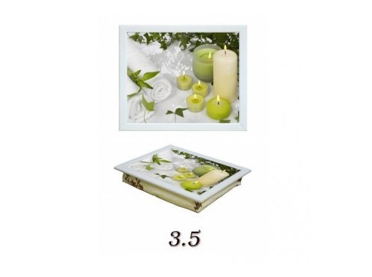 Поднос-столик на подушке. Зима 3.5