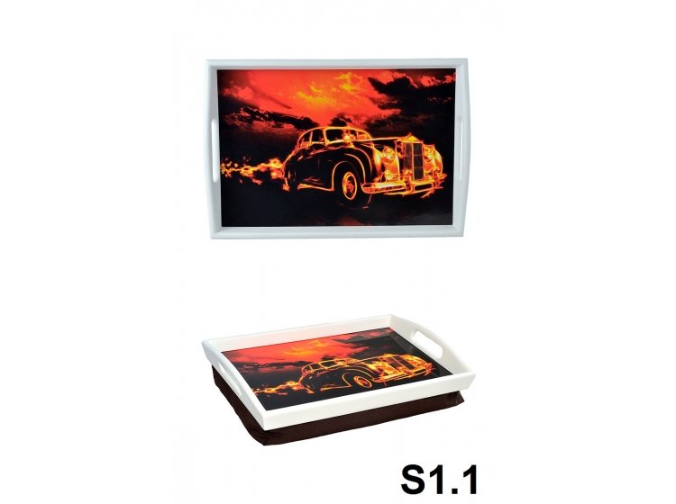 Поднос на подушке с ручками. Лето S1.1