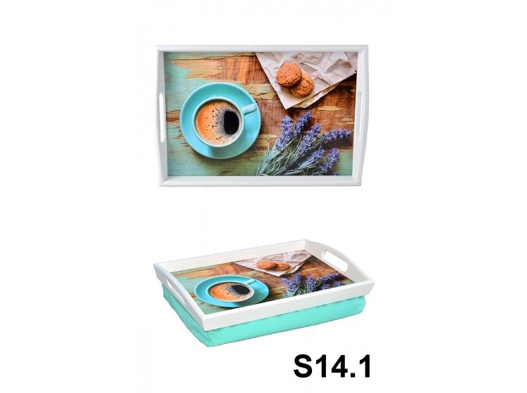 Поднос на подушке с ручками. Лето S14.1