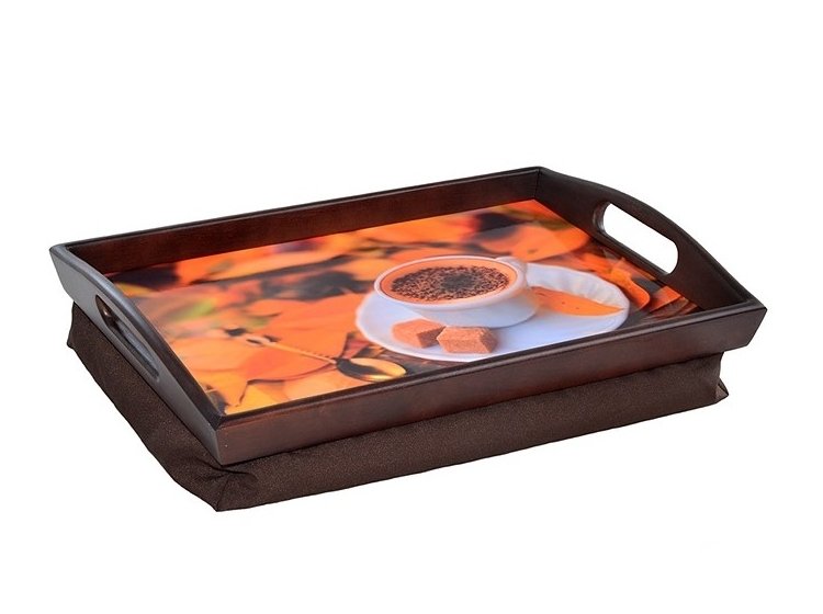 Поднос на подушке с ручками. Лето S15