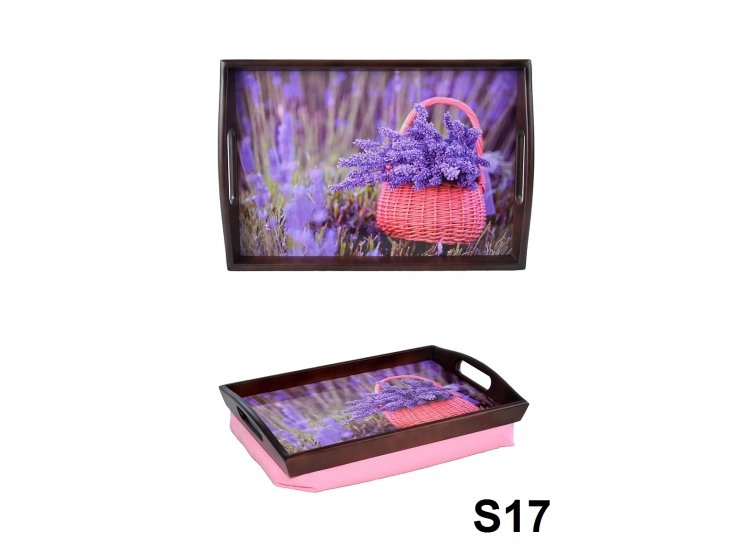 Поднос на подушке с ручками. Лето S17