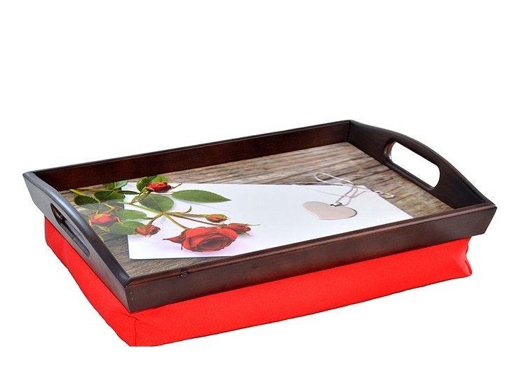 Поднос на подушке с ручками. Лето S29