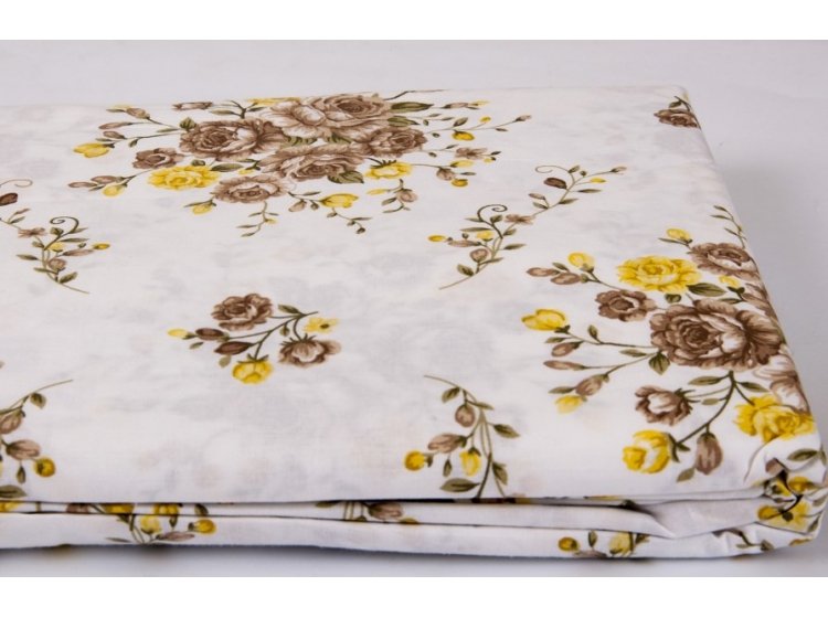 Пододеяльник Amour Paris. Ранфорс Linda бежевого цвета