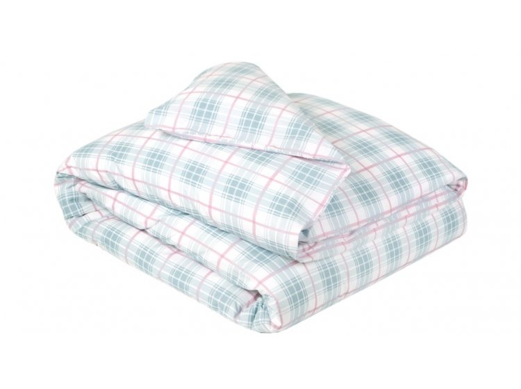 Пододеяльник Amour Paris. Ранфорс Victor бирюзового цвета