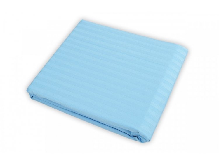 Пододеяльник Lotus. Сатин страйп голубой